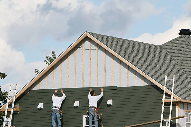 Professional Siding Repair technician working in Rome, OH